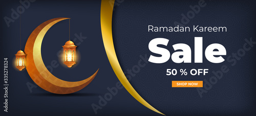 ramadan kareem sale banner background