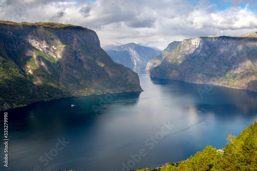 Fototapeta Naklejka Na Ścianę i Meble -  Beautiful view on norge fjord