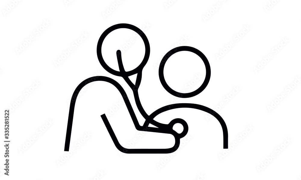 Home Health icons vector design black and white Home Health icons vector design black and white