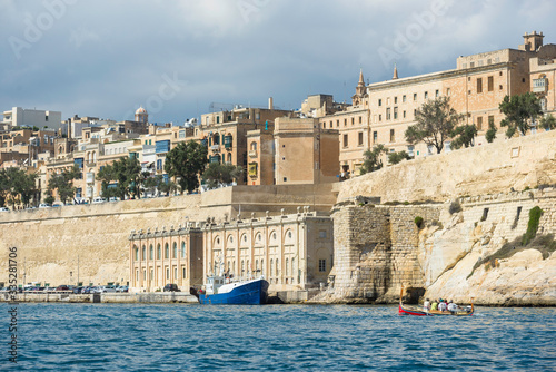 Malta / Malta 09/30/2015.Panoramic view of Valletta, Malta photo