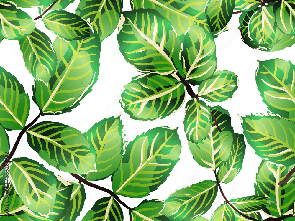 Leaves Seamless Pattern. Leaves Seamless Pattern.