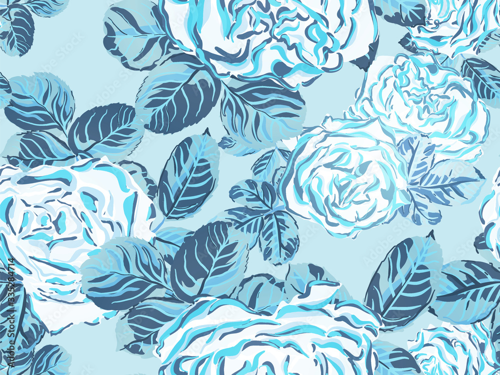Vector Rose Background. Vector Rose Background.
