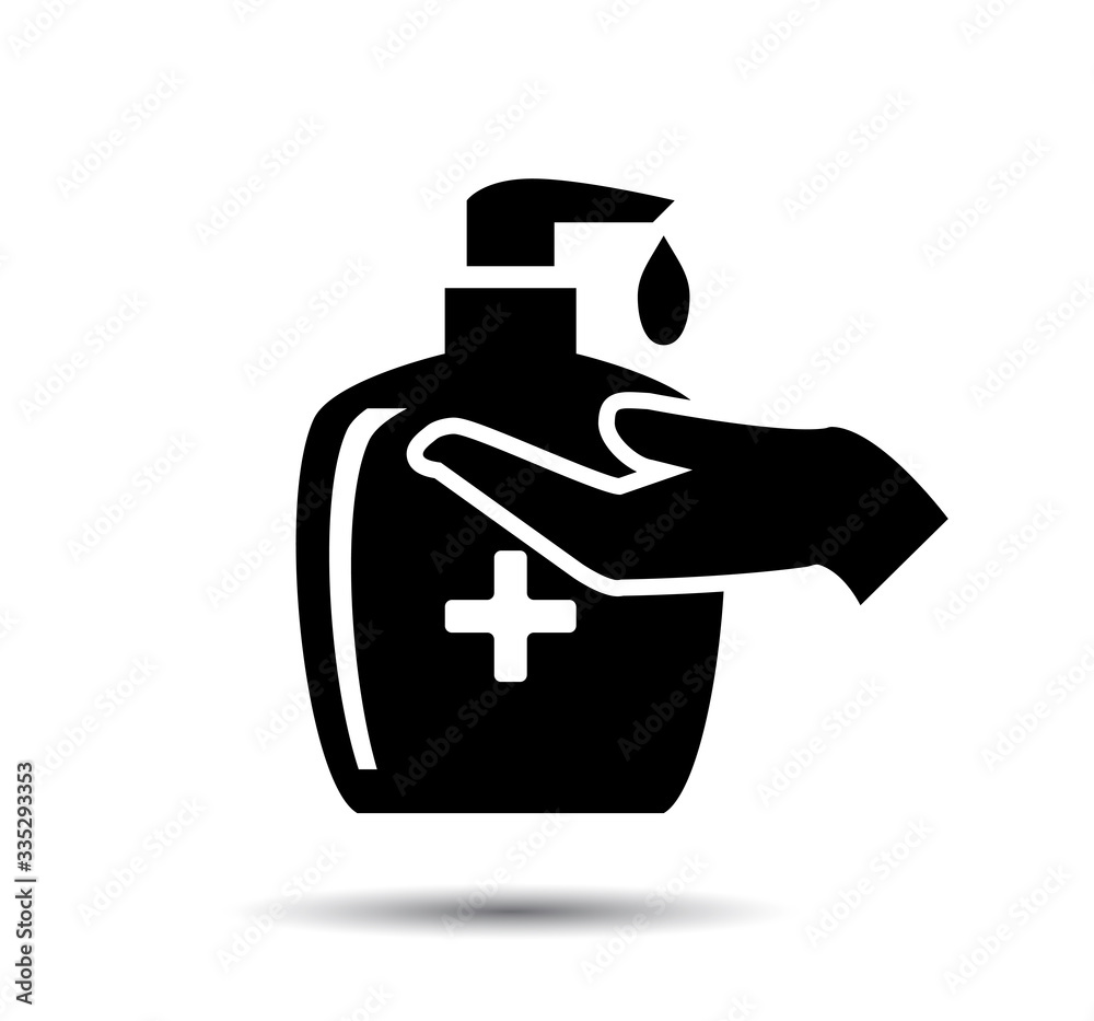 Handwash Icon set, personal cleanliness. Handwash Icon set, personal cleanliness.