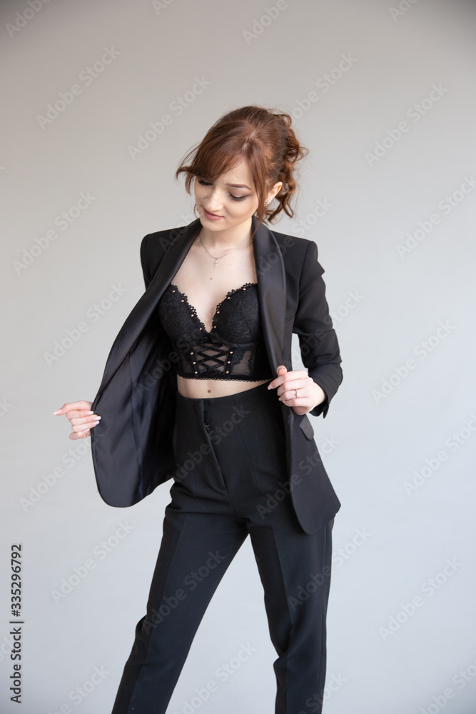girl in a black girl in a black