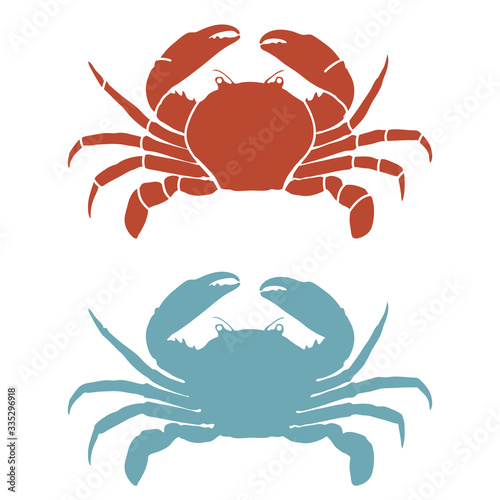 Crab Icon Symbol. Premium Quality Isolated Cancer Crab Icon Element In Trendy Style. Can Be Used For Your Web Mobile Logo Design. Vector illustration EPS.10