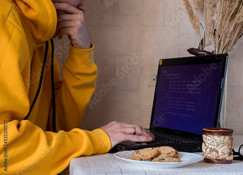 work at home in isolation