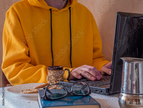 work at home in isolation