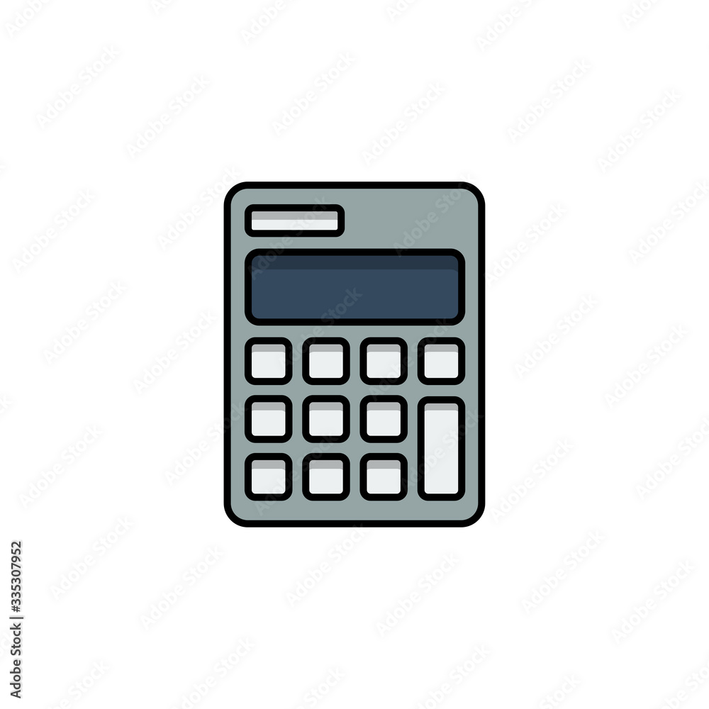 flat icons for calculator,vector illustrations flat icons for calculator,vector illustrations