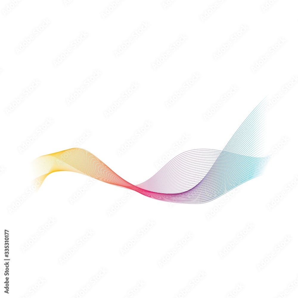 Wave line vector icon Wave line vector icon