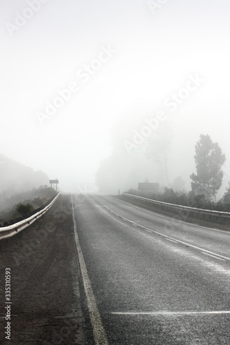 Road through the fog © hanjosan