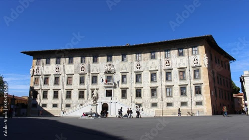 time-lapse Piazza dei Cavalieri and Palazzo della Carovana photo