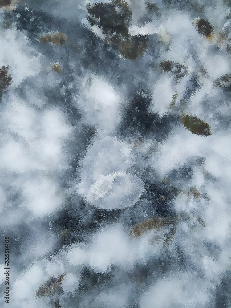 water flowing into the sky