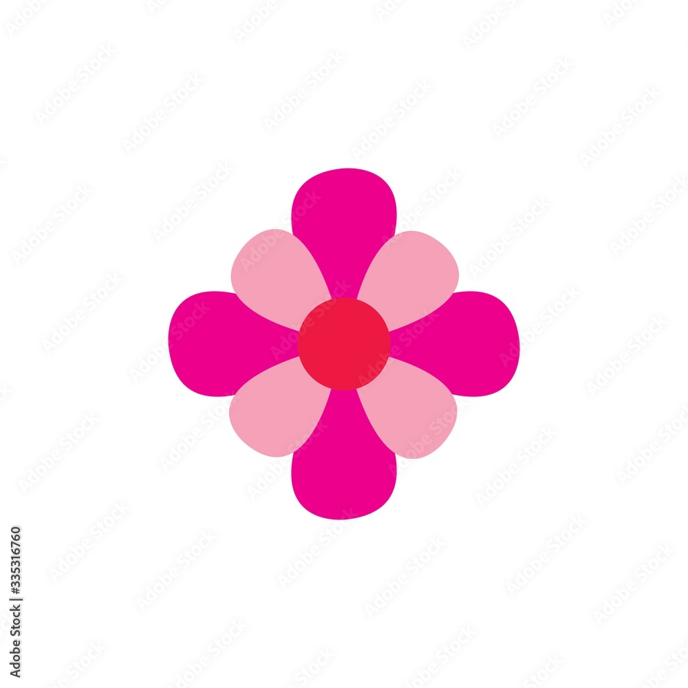 Fototapeta premium Flower Logo Design Vector Template