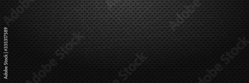 Black backdrop with oval slits