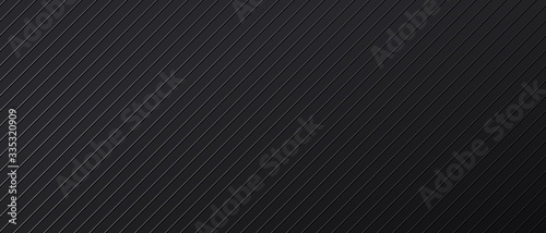 Black abstract backdrop with diagonal parallel lines