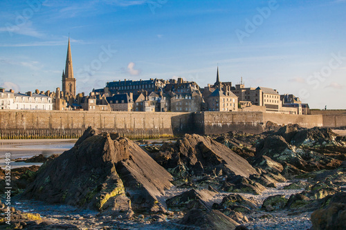 skyline of Saint Malo from ...