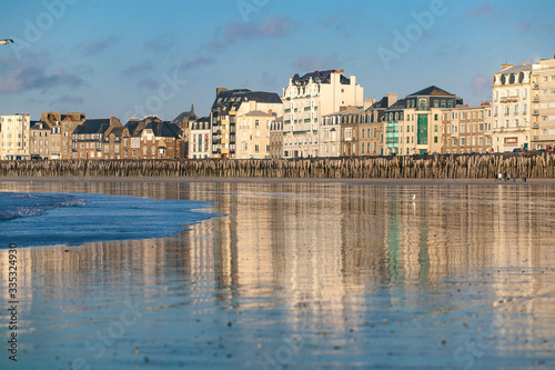 skyline of Saint Malo from ...