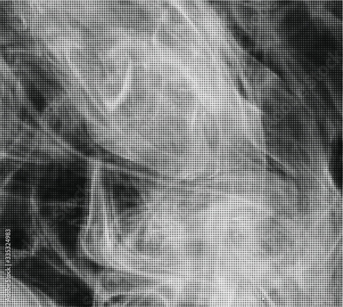 Abstract white smoke texture on black background