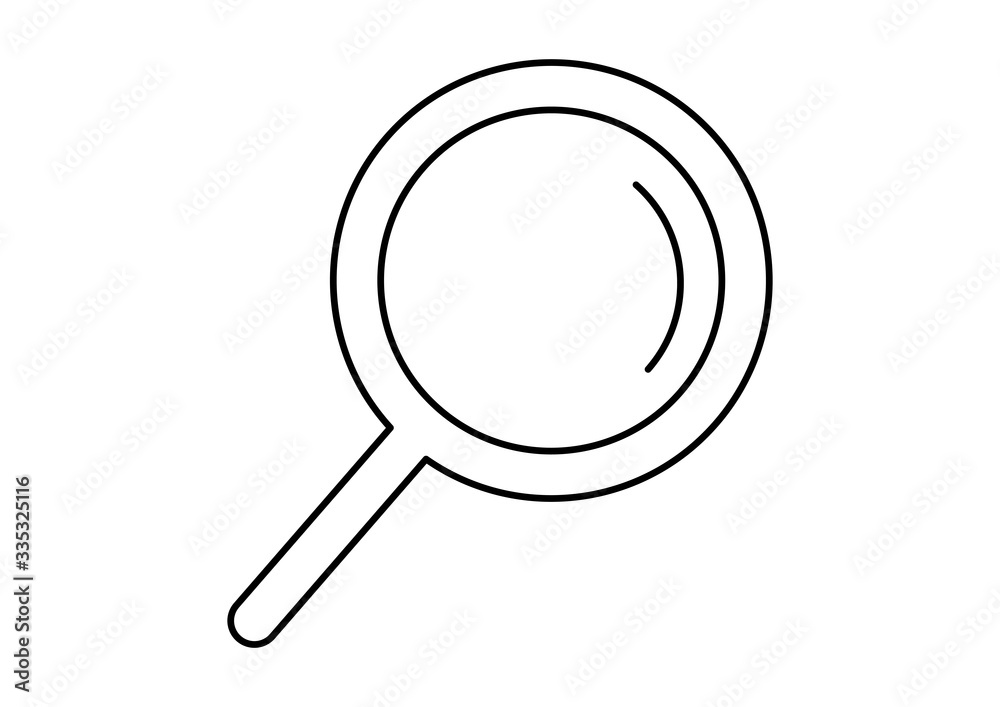 search and magnifying glass icon search and magnifying glass icon