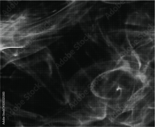 Abstract white smoke texture on black background