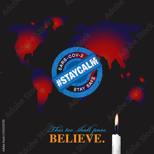 Let's stay hopeful and light up a candle for those who have lost their lives. Let's fight against this dark pandemic SARS-CoV-2/Covid-19. Stay Unite World, and stay calm. Stay home.