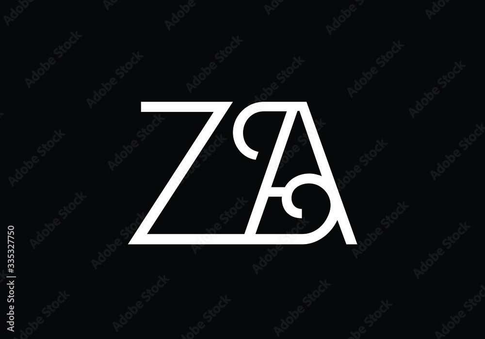 Z A Initial Letter Logo design vector template, Graphic Alphabet Symbol for Corporate Business Identity Z A Initial Letter Logo design vector template, Graphic Alphabet Symbol for Corporate Business Identity