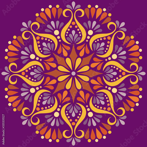 Mandala color pattern doodles sketch
