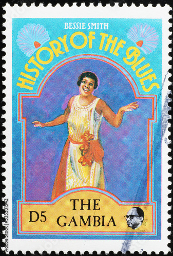 History of the Blues, Bessie Smith on postage stamp photo