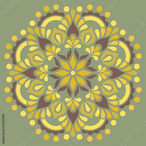 Mandala color pattern doodles sketch