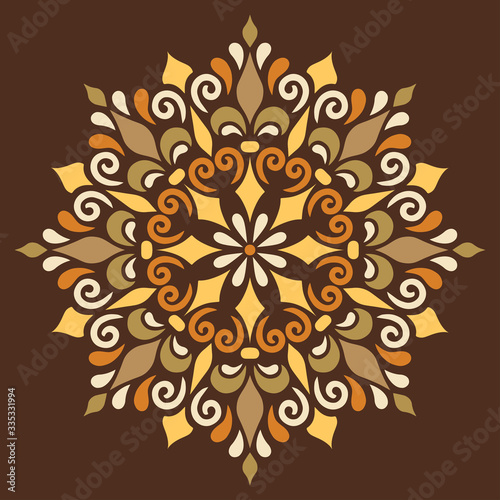 Mandala color pattern doodles sketch