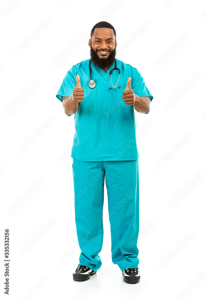 Doctor Shows Thumbs Up In Positive Affirmation Doctor Shows Thumbs Up In Positive Affirmation