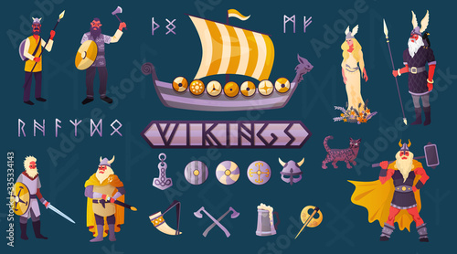 Viking Colorful Set 