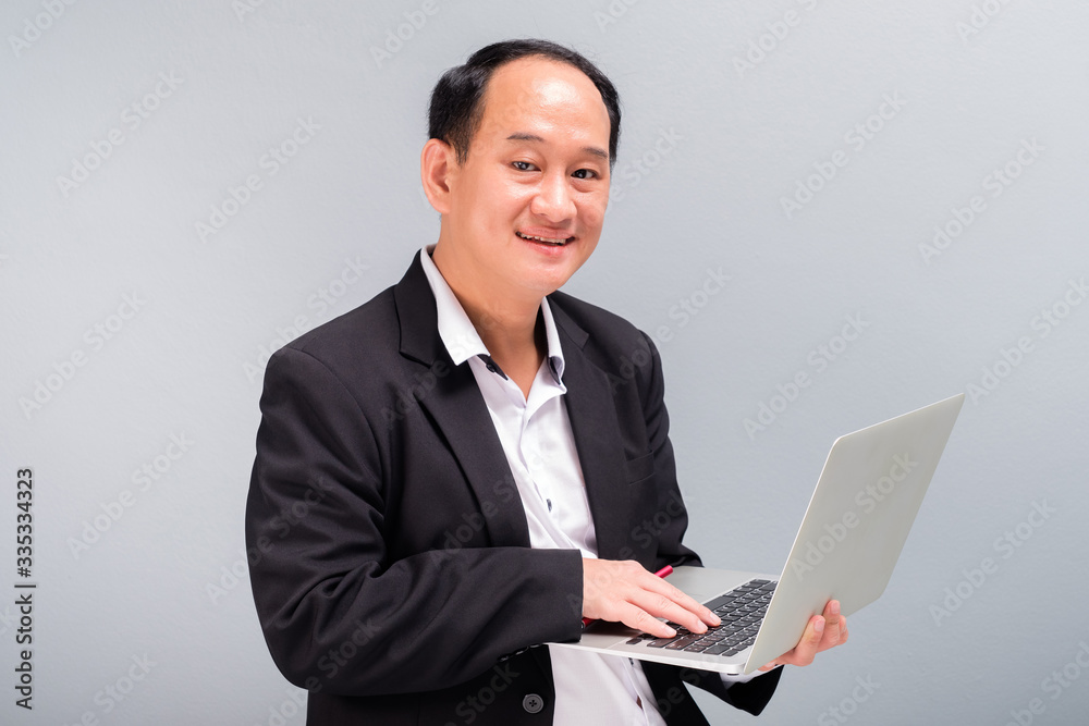 Asian (Thai) Businessman with Laptop Asian (Thai) Businessman with Laptop