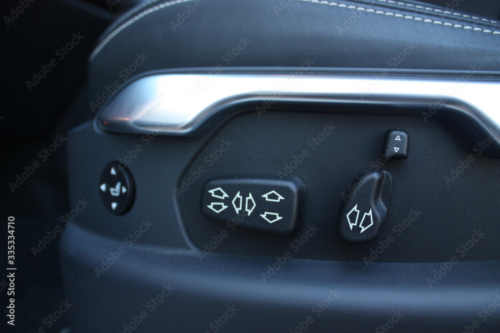 Luxury vehicle seat controls