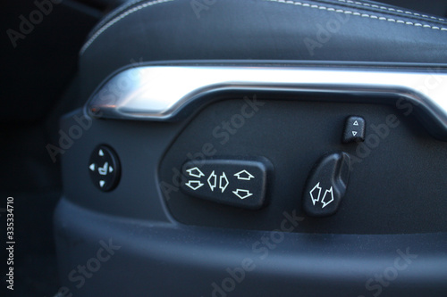 Luxury vehicle seat controls