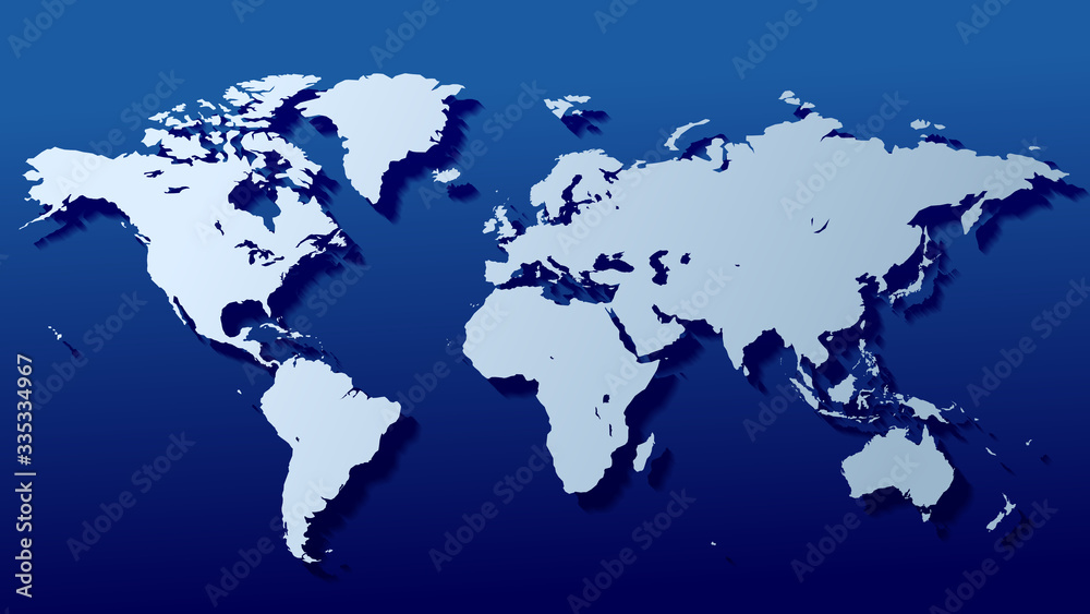 Digital network technology blue background world map Digital network technology blue background world map