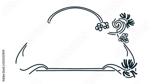 frame draw process isolated white board