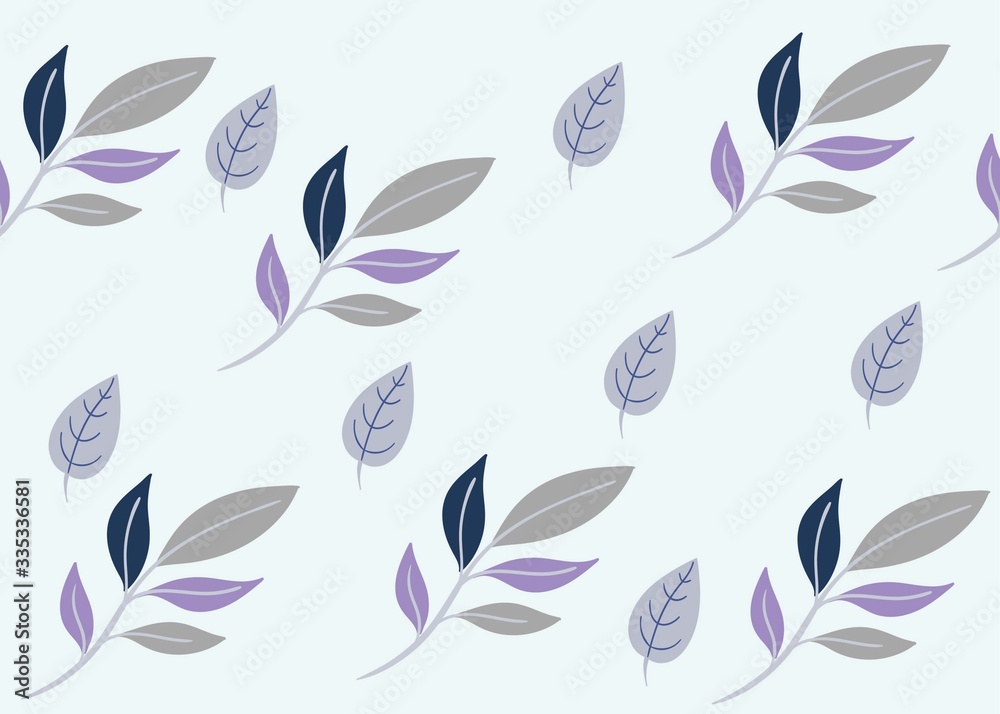 Seamless Pattern Floral Illustration