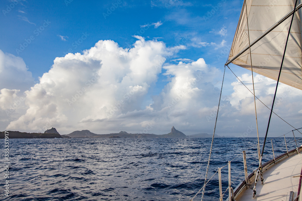 Obraz premium Marine reserve and World heritage of Island of Fernando do Noronha, Pernambuco,Brazil