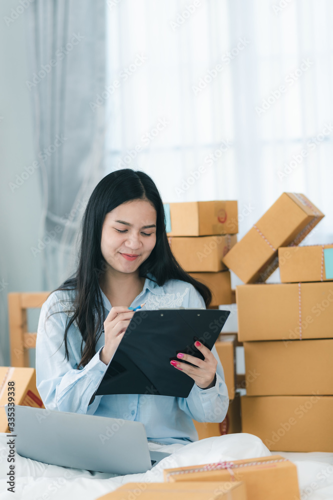 Coronavirus effect. Business people working from home and using self-isolation, social distancing with myself Coronavirus effect. Business people working from home and using self-isolation, social distancing with myself