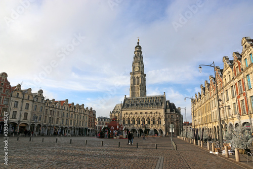 Arras city centre town square, France