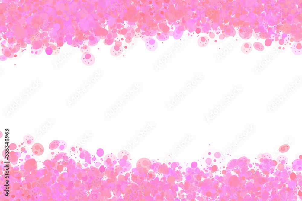 Colorful dot background frame illustration for card design