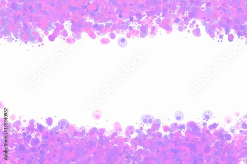 Colorful dot background frame illustration for card design