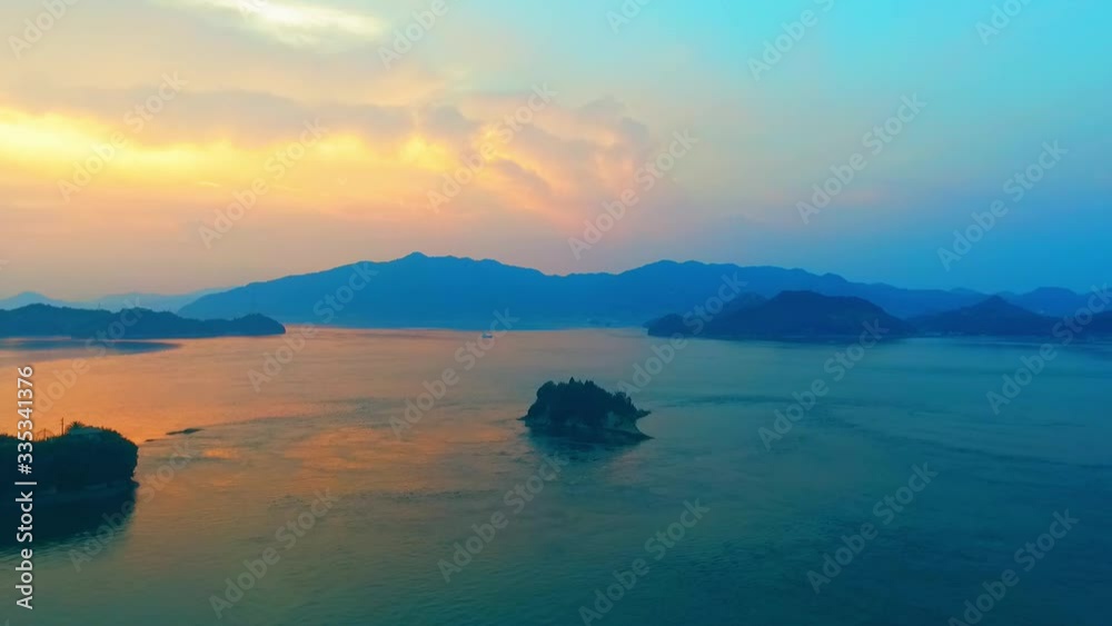 夕焼け空撮 夕焼け空撮