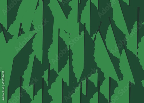 Seamless Pattern Floral Illustration