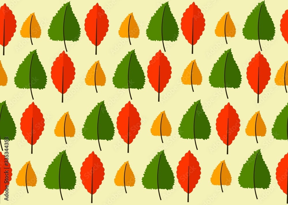 Obraz premium Seamless Pattern Floral Illustration