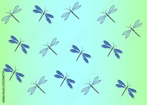 Seamless Pattern Floral Illustration © Nebula
