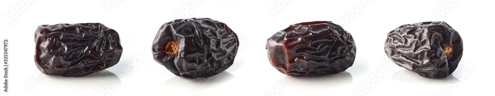 Dates isolated on white background Dates isolated on white background
