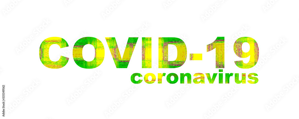 Naklejka premium Coronavirus COVID-19 - 2019 Coronavirus Disease