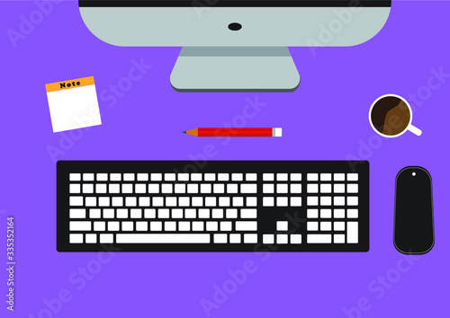 Workplace for business, management and IT